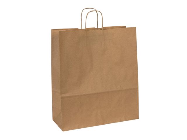 SOBER Bärkasse Large brun 150/fp | Emballage och lagerutrustning - Bärkassar och Påsar - Bärkasse - Papper | Kontorsexperten