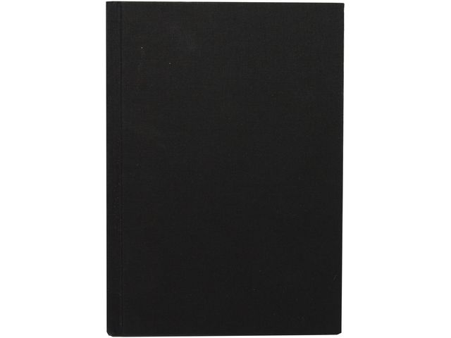 Burde Anteckn.bok linne svart olinj, A4 | Kontorsmaterial - Block och anteckningsböcker - Anteckningsböcker | Kontorsexperten
