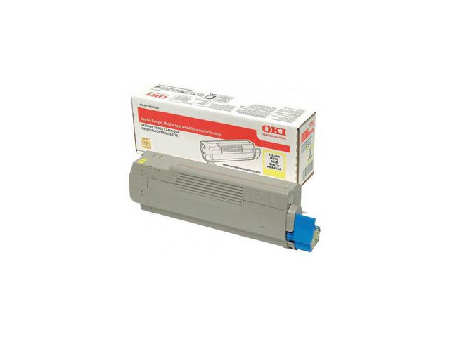 OKI Toner 46443101 Gul | Toner och bläck - Tonerkassetter - Toner OKI | Kontorsexperten