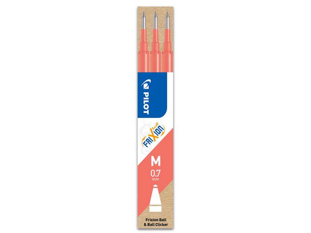 Pilot Refill Frixion 0,7mm korall 3/fp | Kontorsmaterial - Pennor - Pennpatroner | Kontorsexperten