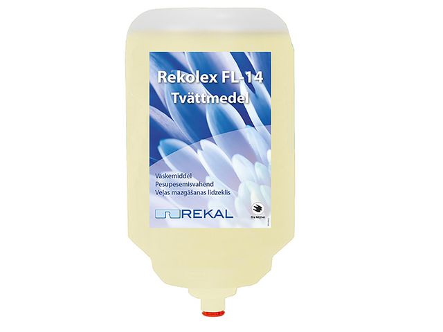 REKAL Tvättmedel Rekolex FL-14 3,75L | Städ och hygien - Tvättmedel och klädvård - Tvättmedel | Kontorsexperten