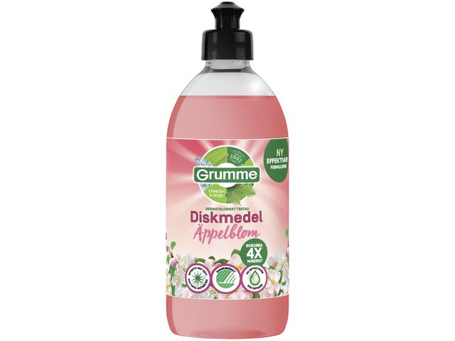 Grumme Handdiskmedel Äppelblom 500ml 8/fp