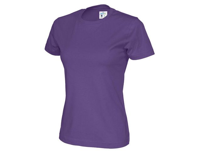 Cottover T-shirt COTTOVER dam GOTS lila 2XL | Arbetskläder - Arbetströjor - T-shirts | Kontorsexperten