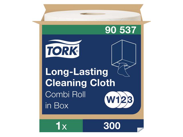 TORK Rengöringsduk Slitstark Premium W1/W2/W3 vit | Städ och hygien - Toalettpapper och torkpapper - Industritork | Kontorsexperten