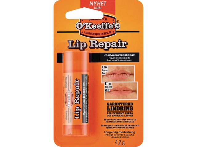 OKEEFFES Läppbalsam Lip Repair Oparf. | Städ och hygien - Tvål och hygien - Hand- och hudcremer | Kontorsexperten