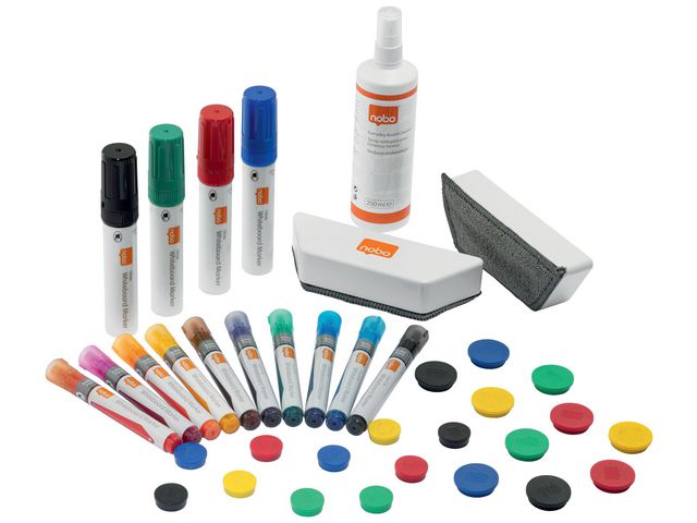 Nobo Tillbehörskit MoveMeet | Kontorsmöbler och inredning - Whiteboardtavlor och tillbehör - Startset för whiteboardtavlor | Kontorsexperten