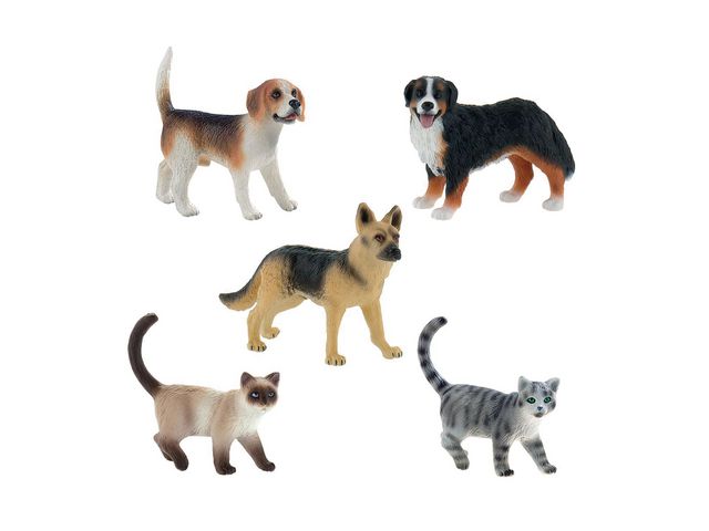 BULLYLAND Hundar och katter 5/fp | Skola och förskola - Lekmaterial - Lekfigurer - Djur | Kontorsexperten