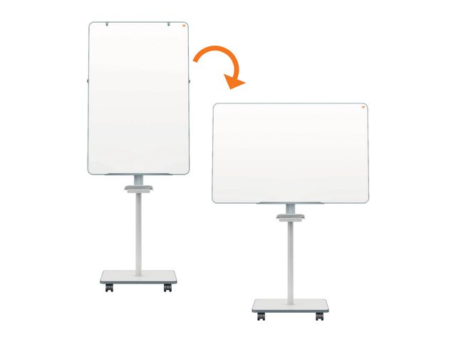 Nobo Konferensställ MoveMeet mobil | Kontorsmöbler och inredning - Whiteboardtavlor och tillbehör - Whiteboardtavlor mobil - Lackerad stål | Kontorsexperten