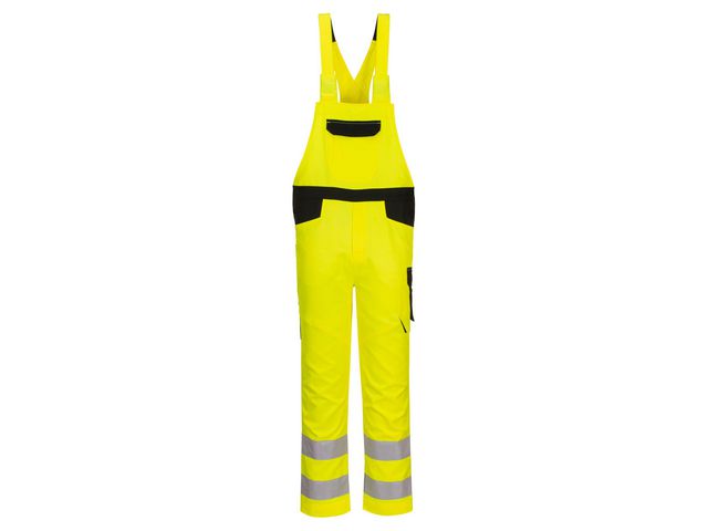 PORTWEST® Hängselbyxa varsel PW244 kl2 gul S