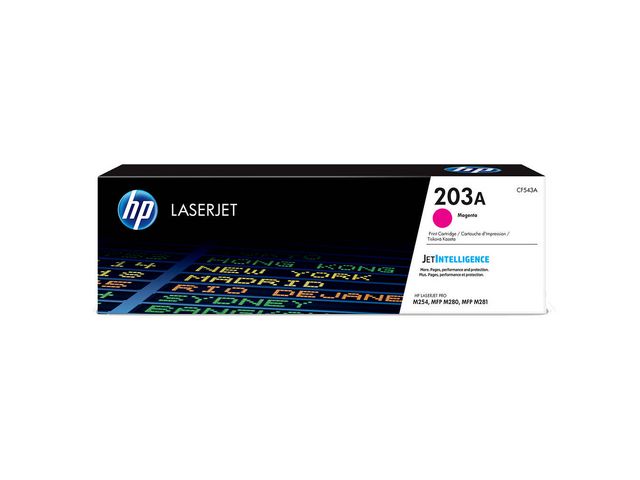 HP Toner CF543A 203A 1,3K Magenta | Toner och bläck - Tonerkassetter - Toner HP | Kontorsexperten
