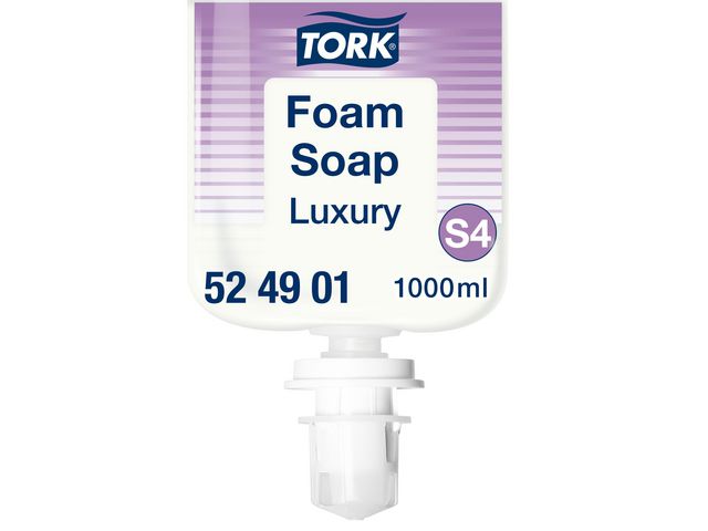 TORK Tvål S4 Luxury skum 1L | Städ och hygien - Tvål och hygien - Hygiensystem - Tork | Kontorsexperten