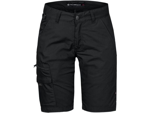 TEXSTAR F.Duty Shorts FSW8 dam svart W26 | Arbetskläder - Arbetsbyxor och shorts - Arbetsshorts och piratbyxor | Kontorsexperten