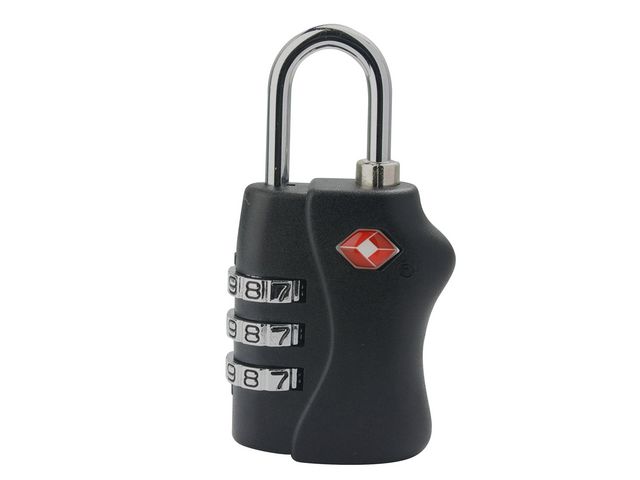 PAVO Hänglås TSA Kombination | Datorprodukter - Väskor och fodral - Hänglås | Kontorsexperten