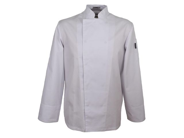 Kockrock LÄ 66232 vit C62 | Arbetskläder - Arbetsjackor - Kock- och livsmedelsrockar | Kontorsexperten