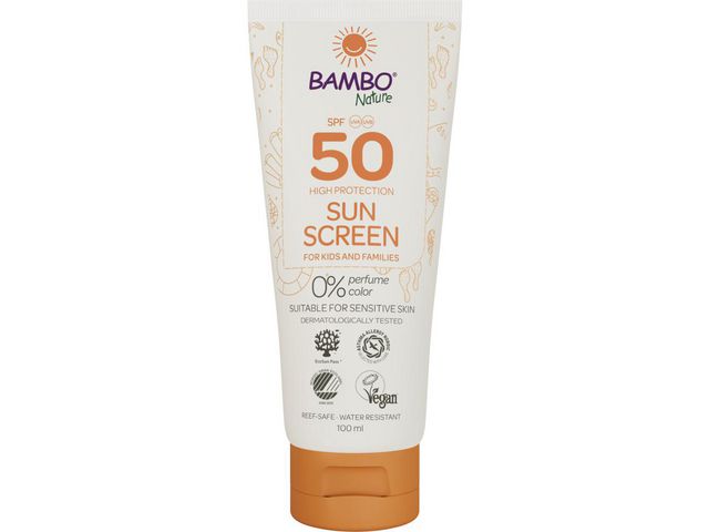 BAMBO Solskyddskräm SPF50 100ml | Sjukvård och omsorg - Hygien - Solskydd | Kontorsexperten