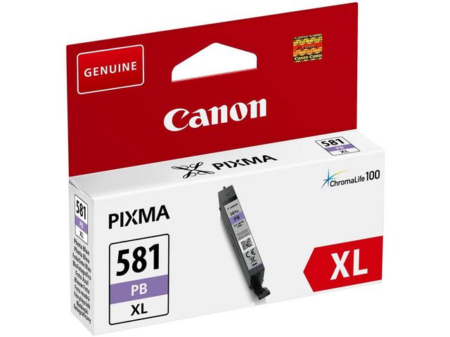 Canon CLI-581PB - XL-bläckpatron, Photo Blue, hög kapacitet, 8,3 ml | Toner och bläck - Bläckpatroner - Bläckpatroner Canon | Kontorsexperten