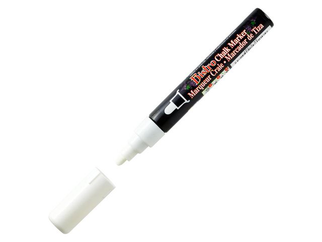 Marvy Marker Chalkmarker 480 vit | Kontorsmaterial - Pennor - Märkpennor - Rund spets | Kontorsexperten