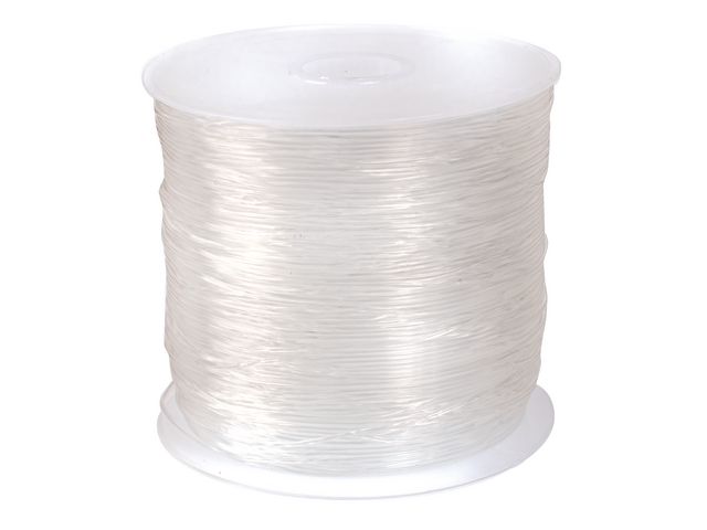 PLAYBOX Elastisk transparent lina 50 m | Skola och förskola - Hobbymaterial - Tråd, snöre och snodd | Kontorsexperten