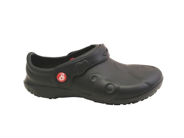 Yrkestoffel SCHUZZ PRO OB SRC svart 40 | Arbetskläder - Arbetsskor - Sandaler och tofflor | Kontorsexperten