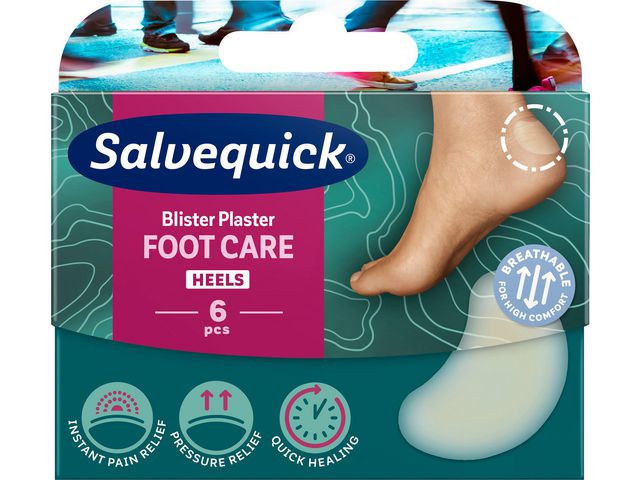 Salvequick Plåster FC Skavsår Medium 6/fp | Skyddsutrustning - Första Hjälpen - Plåster | Kontorsexperten