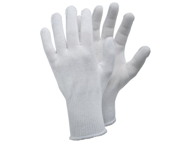 TEGERA Textilhandske 921 noppor vit 7 | Skyddsutrustning - Skyddshandskar - Textilhandskar | Kontorsexperten