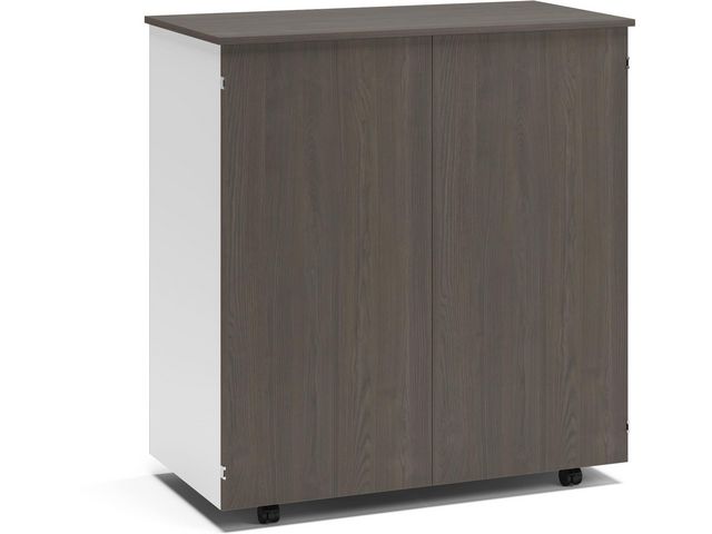 LANAB DESIGN Arbetsplats Cubic vit/mörk ask | Kontorsmöbler och inredning - Bord och hurtsar - Skrivbord - Fasta | Kontorsexperten