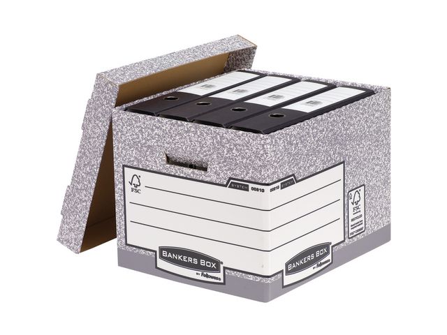 Fellowes Arkivkartong Bankers Box 10/fp | Kontorsmaterial - Arkivering och kontorsförvaring - Arkivkartonger och boxar | Kontorsexperten