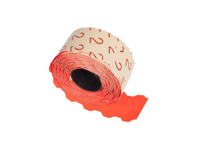 Prisetikett 32x19mm röd G2 5000/fp | Kontorsmaterial - Butiksmaterial - Prisetiketter och prismärkare | Kontorsexperten