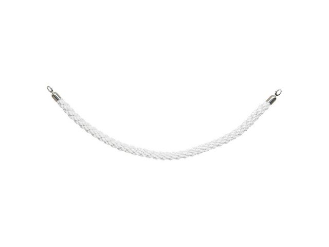 Securit® Avspärrningsrep vit/krom | Kontorsmöbler och inredning - Barriärsystem - Skyltar och rep | Kontorsexperten