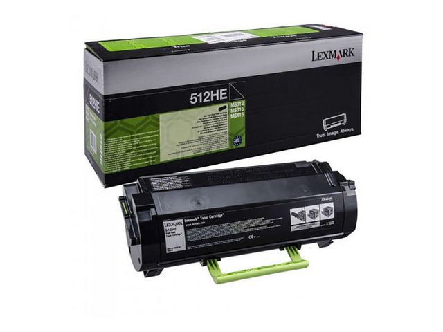 Lexmark Toner 51G2H0E Svart | Toner och bläck - Tonerkassetter - Toner Lexmark | Kontorsexperten