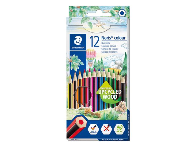 Staedtler Färgpenna Noris Colour 12/fp | Skola och förskola - Pennor och tillbehör - Färgpennor - Standard | Kontorsexperten