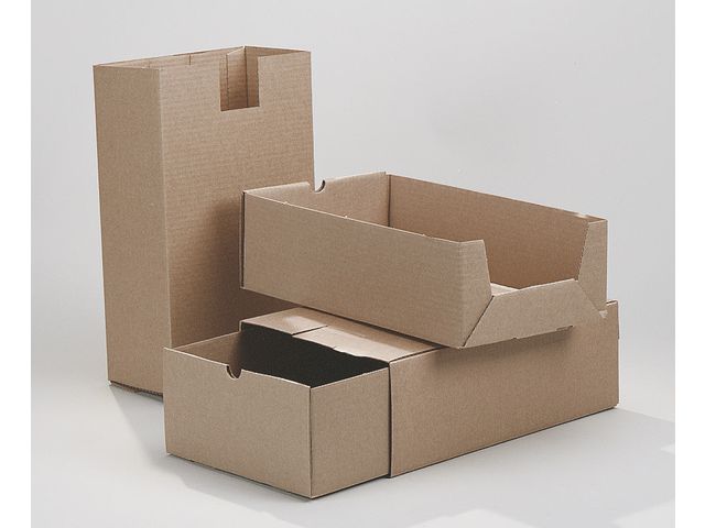 Arkivbox A65 235x125x380mm 2-delad brun | Kontorsmaterial - Arkivering och kontorsförvaring - Arkivkartonger och boxar | Kontorsexperten