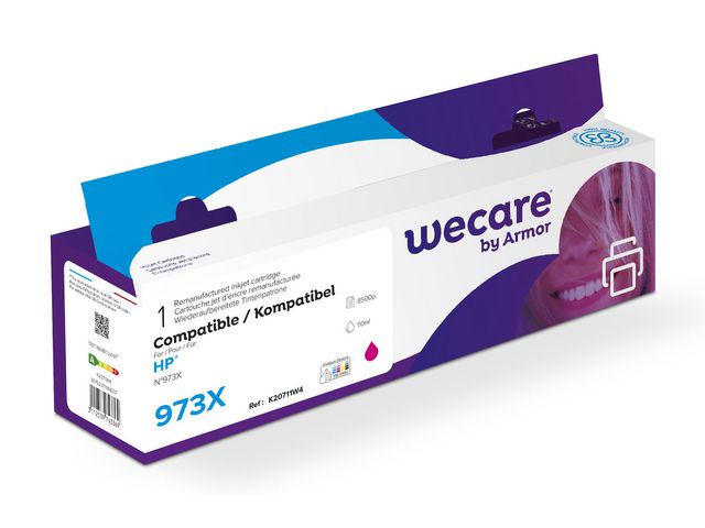 Wecare Bläckpatron 973X magenta | Toner och bläck - Bläckpatroner - Bläckpatroner WeCare | Kontorsexperten