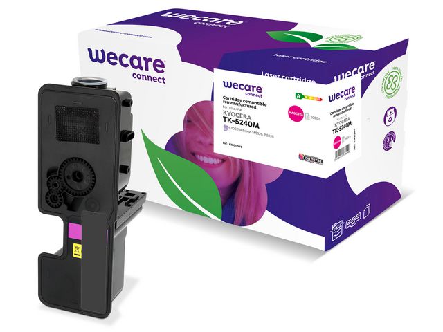 Wecare Toner KYOCERA TK-5240M 3K magenta | Toner och bläck - Tonerkassetter - Toner WeCare | Kontorsexperten