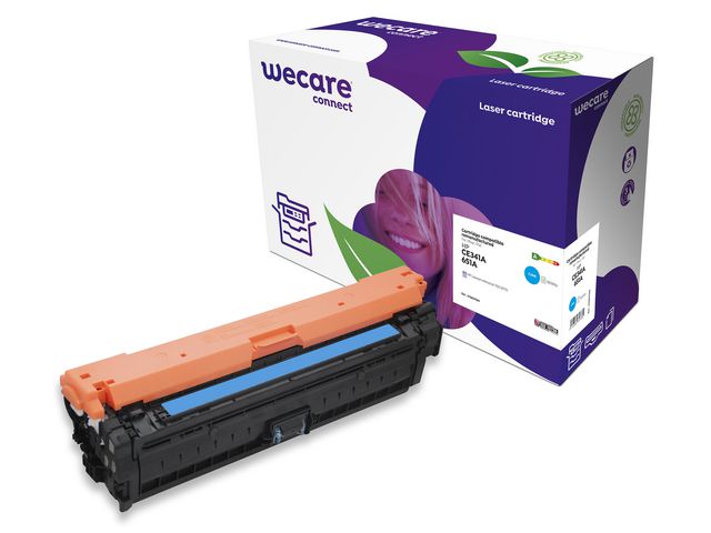 WECARE Toner HP CE341A 16K cyan | Toner och bläck - Tonerkassetter - Toner WeCare | Kontorsexperten