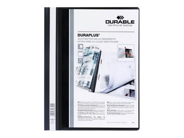 DURABLE Offertmapp DURAPLUS med ficka A4+ svart | Kontorsmaterial - Mappar och plastfickor - Offertmappar | Kontorsexperten
