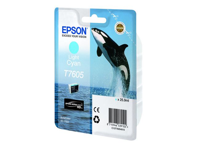 Epson Bläckpatron C13T76054010 LightCyan | Toner och bläck - Bläckpatroner - Bläckpatroner Epson | Kontorsexperten