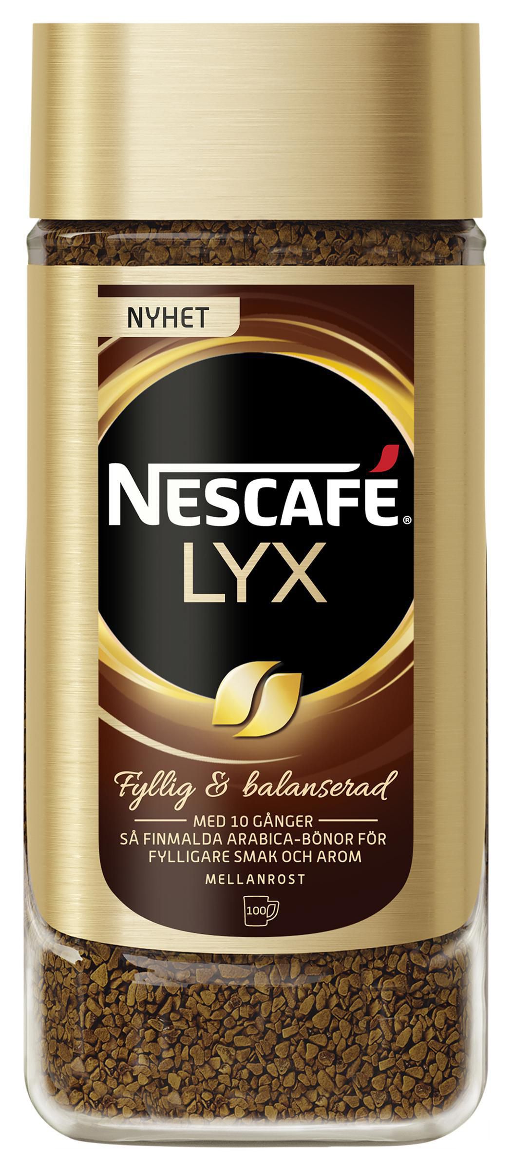 Nescafé Kaffe Snabbkaffe Lyx Mellanrost 200g