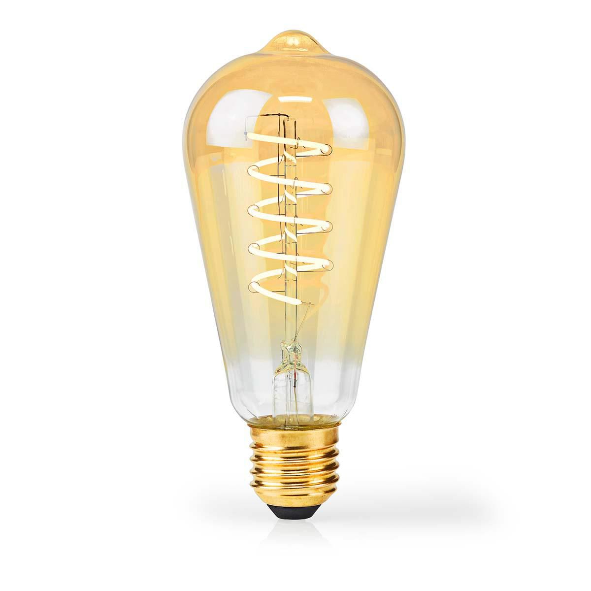 NEDIS Ledlampa E27 ST64 3,8W