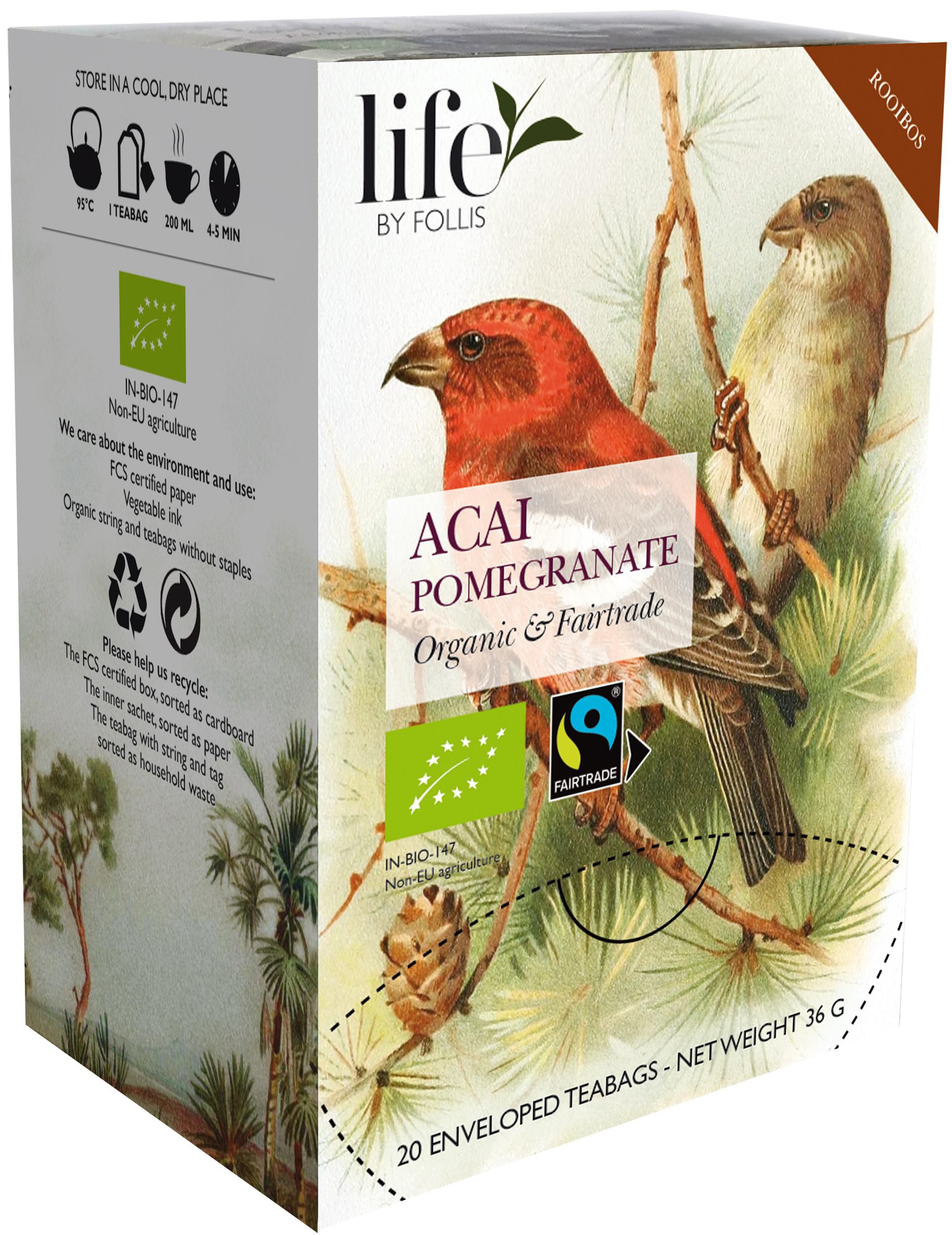 life BY FOLLIS Te Acai granatäpple 20/fp