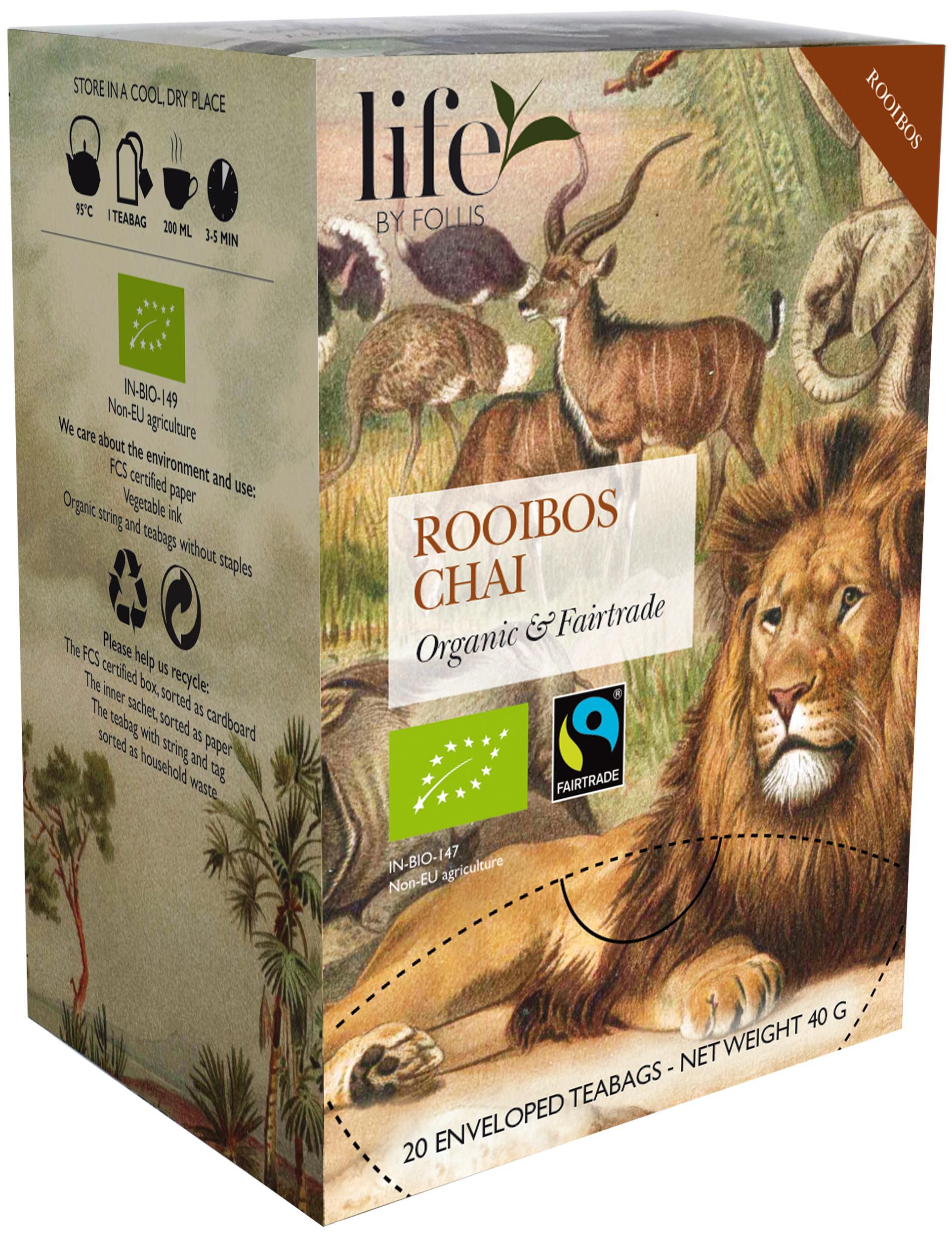 life BY FOLLIS Te Rooibos chai 20/fp