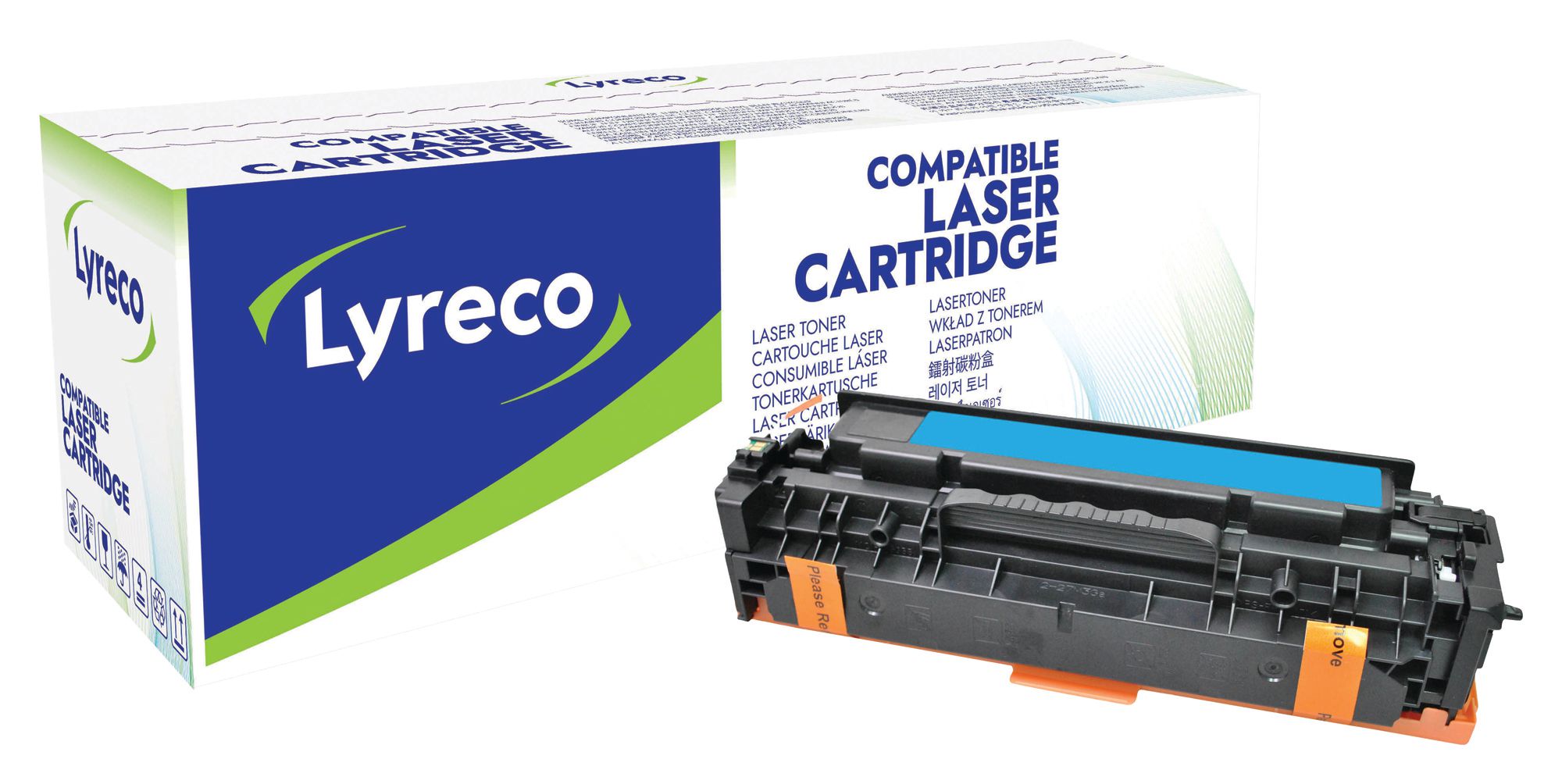 Lyreco Toner HP CE411A Cyan, st