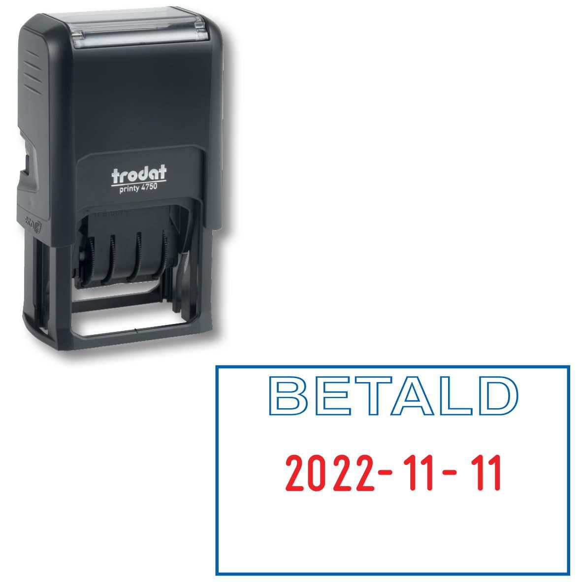 trodat Stämpel 4750/L2 Datum Betald