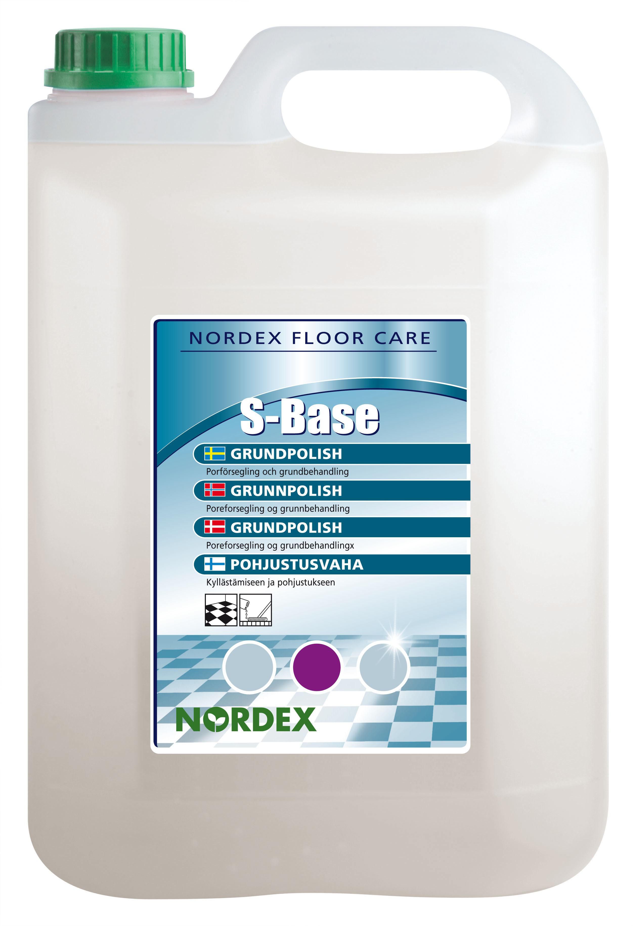 NORDEX Golvimpregnering S-Base för linoleum- och stengolv, 5 l