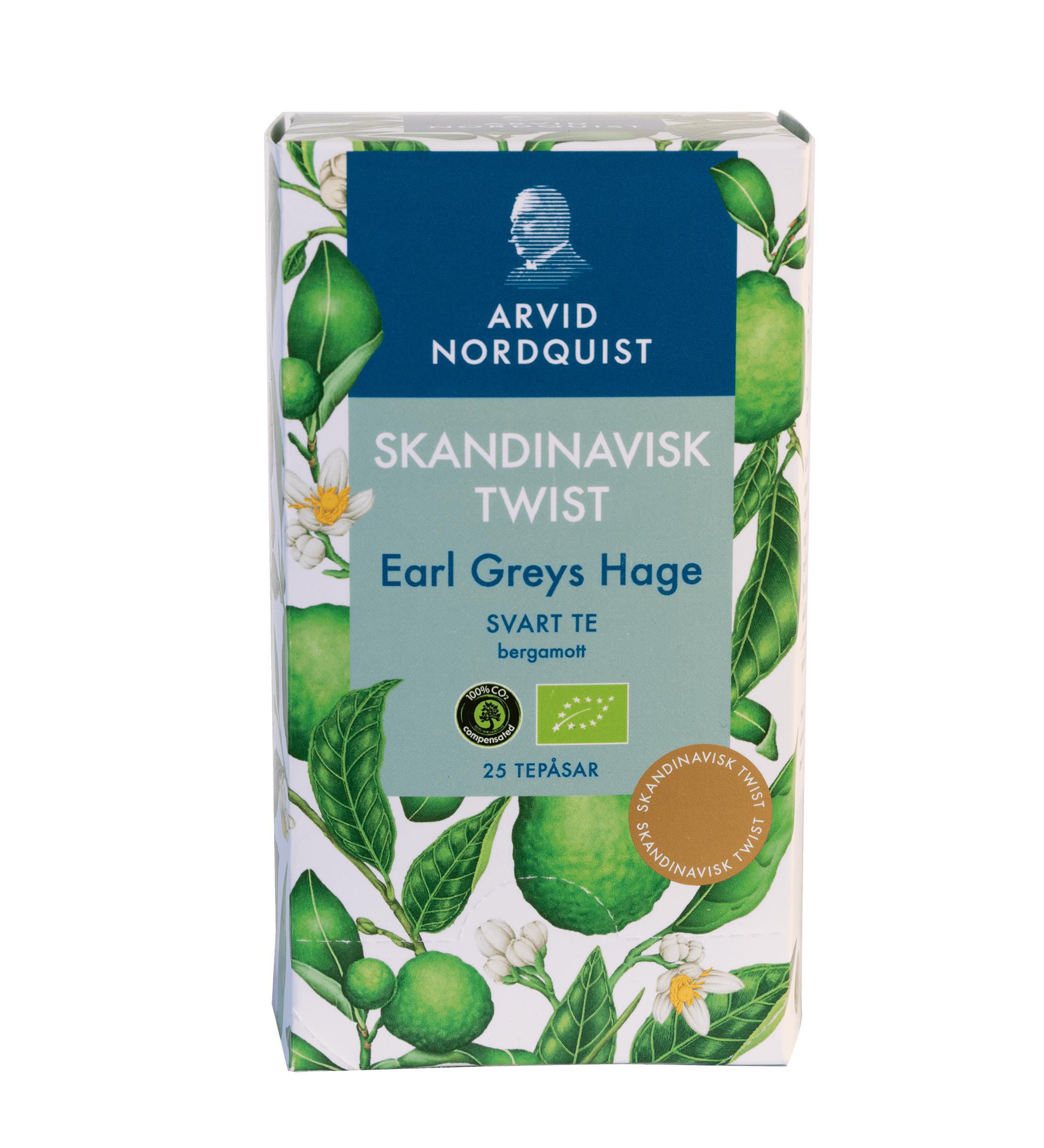 Arvid Nordquist Te Earl Greys Hage Svart, fp om 25 st