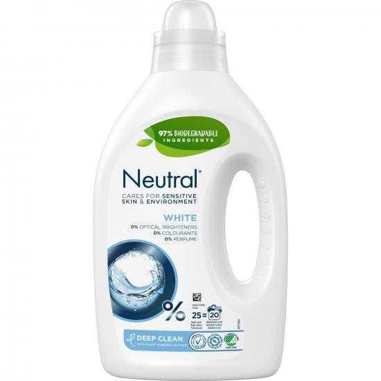 Neutral Tvättmedel White flytande 1L