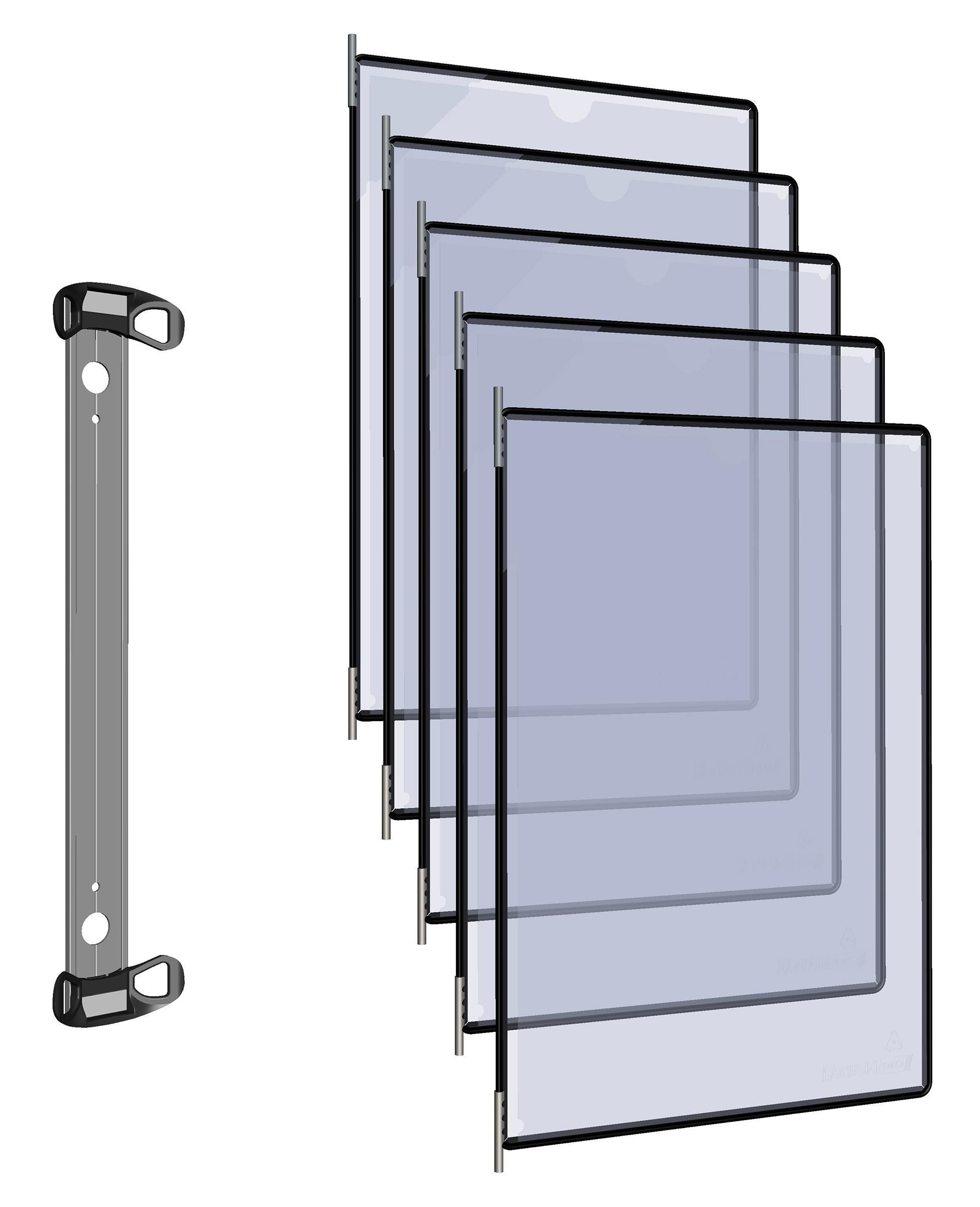 tarifold Väggställ magnetisk A4 10 panel