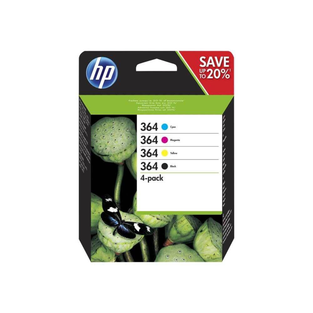 HP Bläckpatron N9J73AE 364 bk/cl 4/fp