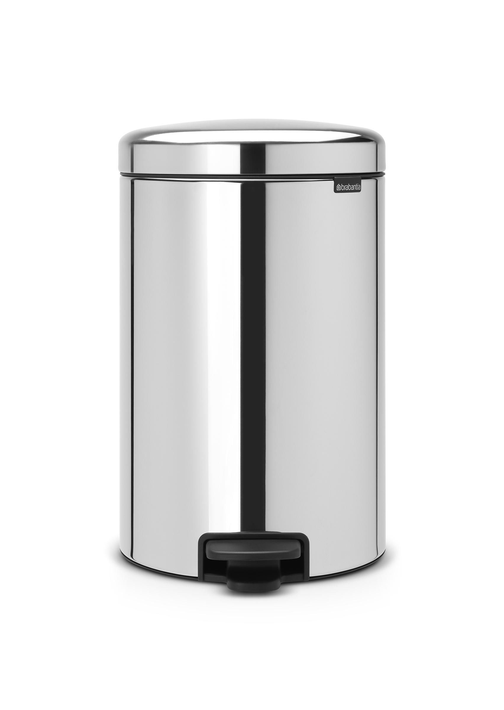 Produktfoto för BRABANTIA Papperskorg NewIcon 20L stål