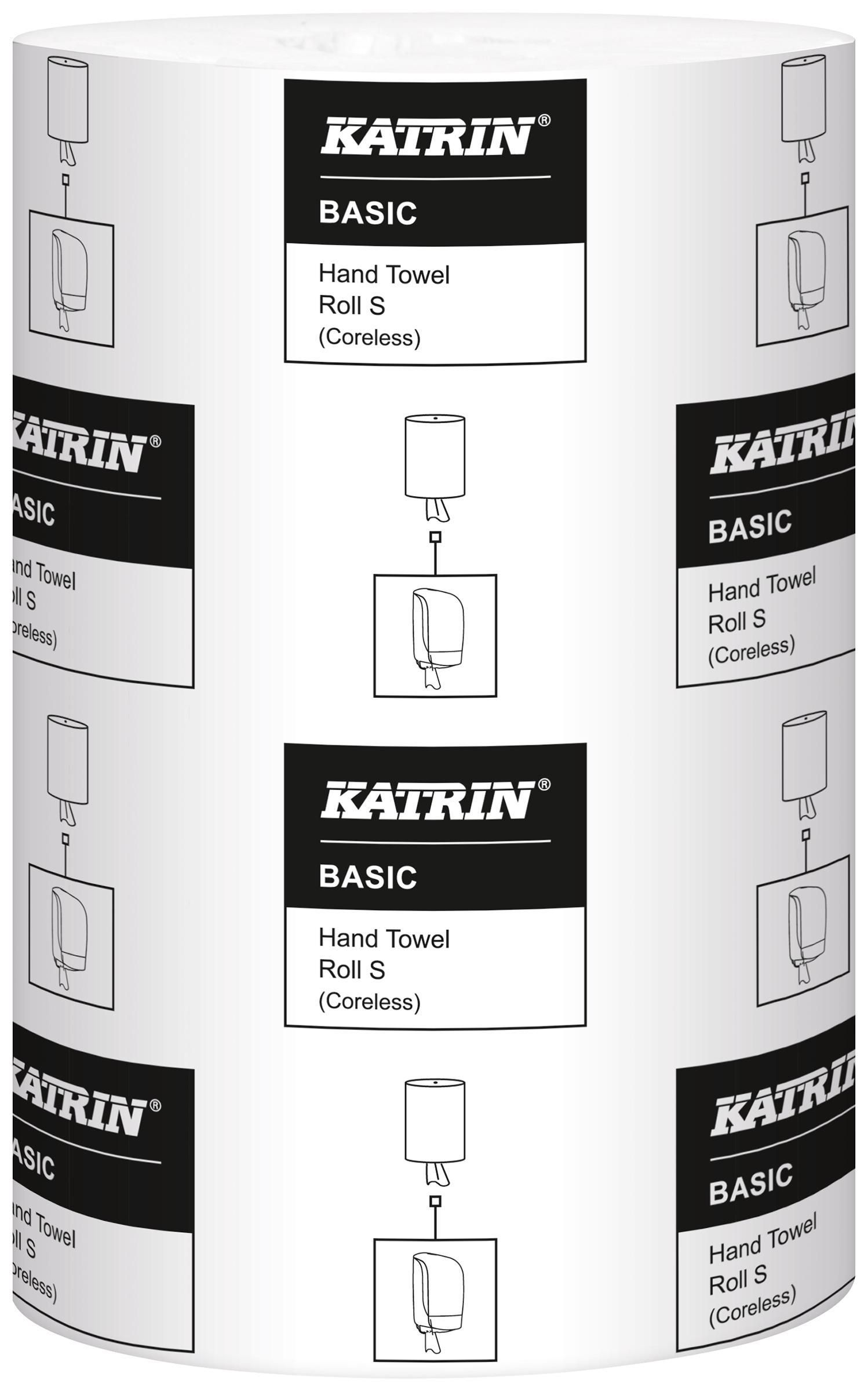 KATRIN Torkrulle Basic S 1-lagers, 205 mm, utan hylsa